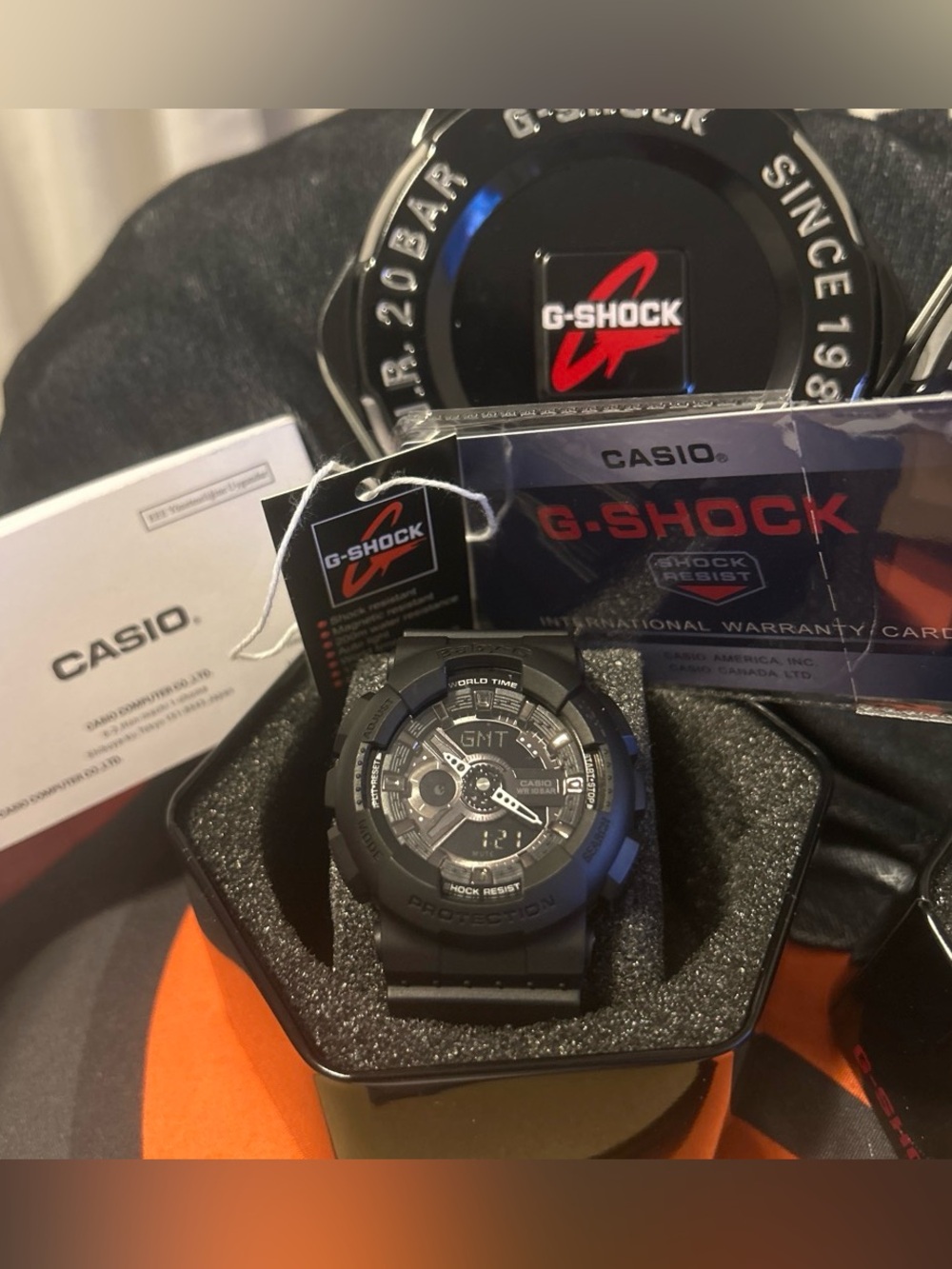 G-Shock Men's Black and Gray Analog-Digital Sport Watch